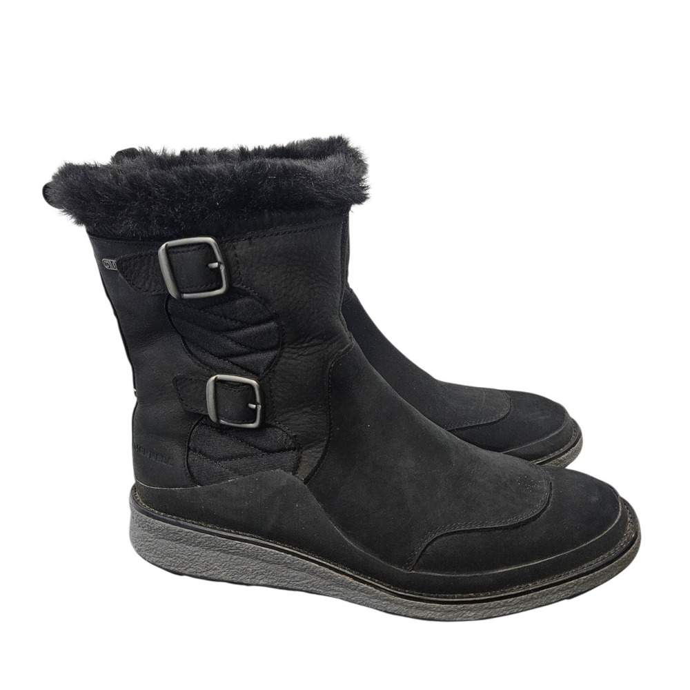 Merrell Women's Tremblant Ezra Zip Ice+ Waterproof Boots Women's Size 9.5 Black